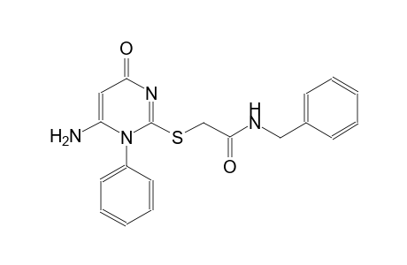 2-[(6-amino-4-oxo-1-phenyl-1,4-dihydro-2-pyrimidinyl)sulfanyl]-N-benzylacetamide