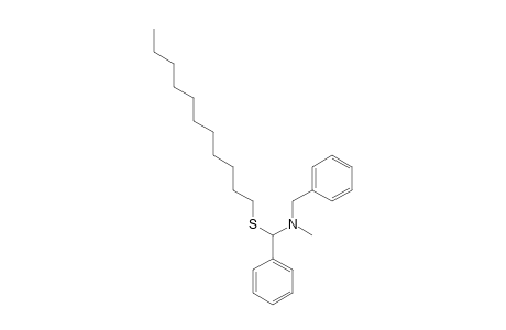 benzyl-methyl-[phenyl-(undecylthio)methyl]amine