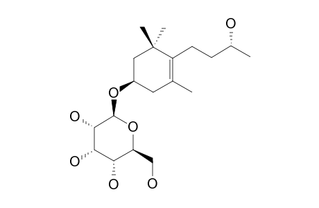 MANGLIESIDE-C;5-MEGASTIGMENE-3-BETA,9-ALPHA-DIOL-3-O-BETA-D-ALLOPYRANOSIDE