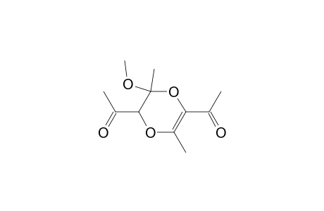 Ethanone, 1,1'-(2,3-dihydro-3-methoxy-3,6-dimethyl-1,4-dioxin-2,5-diyl)bis-