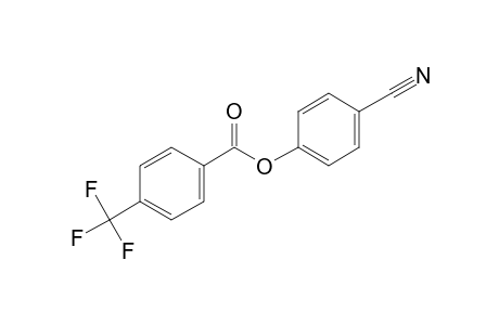 4-Trifluoromethylbenzoic acid, 4-cyanophenyl ester