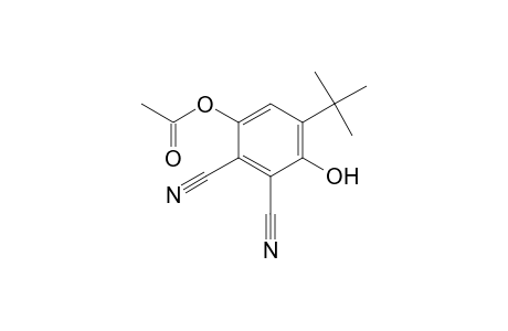 1,2-Benzenedicarbonitrile, 6-(acetyloxy)-4-(1,1-dimethylethyl)-3-hydroxy-