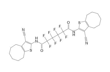 N~1~,N~6~-bis(3-cyano-4,5,6,7,8,9-hexahydrocycloocta[b]thien-2-yl)-2,2,3,3,4,4,5,5-octafluorohexanediamide