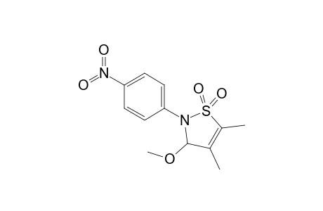 3-Methoxy-N-(4-nitrophenyl)-4,5-dimethyl-2,3-dihydroisothiazole 1,1-dioxide