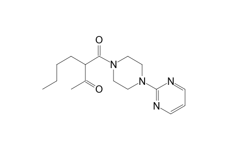 1-[4-(2-Pyrimidyl)-1-piperazinyl]-2-acetyl-1-hexanone