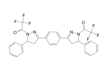 1H-pyrazole, 3-[4-[4,5-dihydro-5-phenyl-1-(trifluoroacetyl)-1H-pyrazol-3-yl]phenyl]-4,5-dihydro-5-phenyl-1-(trifluoroacetyl)-