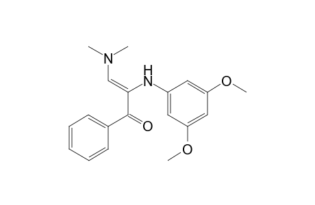 (Z)-2-[(3,5-Dimethoxyphenyl)amino]-3-(dimethylamino)-1-phenylprop-2-en-1-one