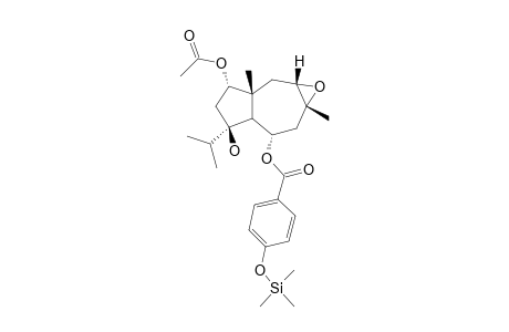 [(1as,2ar,3S,5R,6S,7ar)-3-Acetyloxy-5-hydroxy-2A,7A-dimethyl-5-propan-2-yl-2,3,4,5A,6,7-hexahydro-1ah-azuleno[6,7-B]oxiren-6-yl] 4-hydroxybenzoate, tms derivative