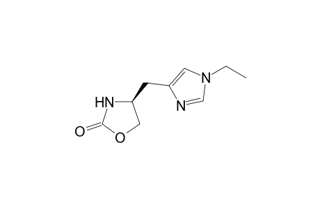 (4S)-4-[(1-Ethyl-1H-imidazol-4-yl)methyl]-2-oxazolidinone