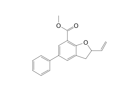 Methyl 5-phenyl-2-vinyl-2,3-dihydrobenzofuran-7-carboxylate