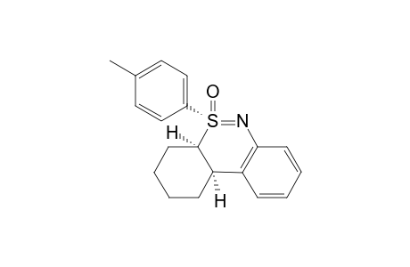 (+-)-(5S*,4aR*10bR*)-1,2,3,4,4a,10b-Hexahydro-5-(4-methylphenyl)-5.lambda.(4)-dibenzo[c,e][1,2]thiazine 5-Oxide