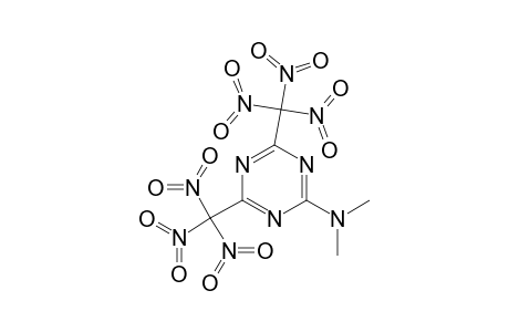 2-N,N-DIMETHYLAMINO-4,6-BIS-(TRINITROMETHYL)-1,3,5-TRIAZINE