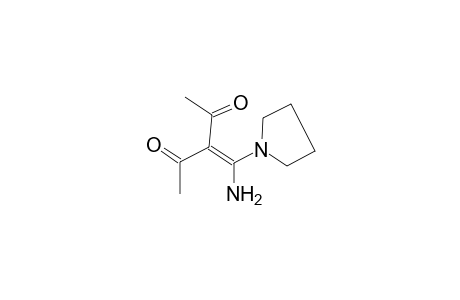 3-[amino(1-pyrrolidinyl)methylene]-2,4-pentanedione