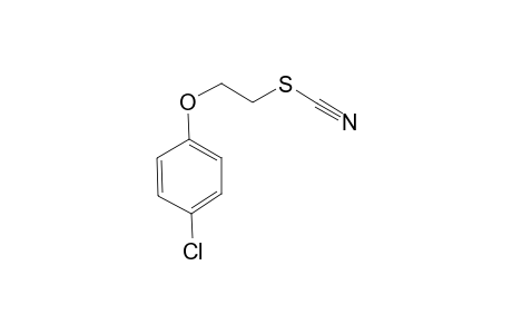 2-(4-Chloranylphenoxy)ethyl thiocyanate