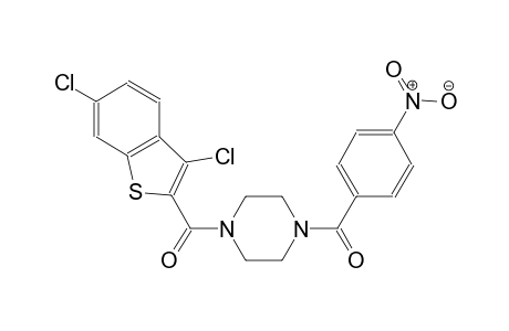 1-[(3,6-dichloro-1-benzothien-2-yl)carbonyl]-4-(4-nitrobenzoyl)piperazine