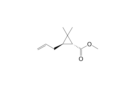 Methyl trans-3-(2-propenyl)-2,2-dimethylcyclopropane-1-carboxylate
