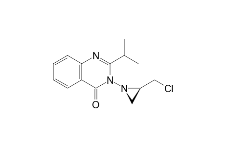 3-[2-(chloromethyl)-1-aziridinyl]-2-propan-2-yl-4-quinazolinone