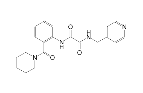 ethanediamide, N~1~-[2-(1-piperidinylcarbonyl)phenyl]-N~2~-(4-pyridinylmethyl)-