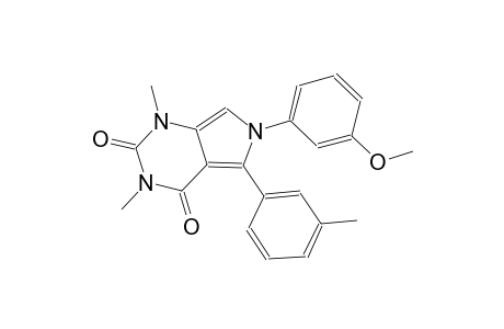 6-(3-methoxyphenyl)-1,3-dimethyl-5-(3-methylphenyl)-1H-pyrrolo[3,4-d]pyrimidine-2,4(3H,6H)-dione