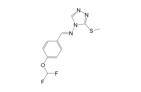 N-{(E)-[4-(difluoromethoxy)phenyl]methylidene}-3-(methylsulfanyl)-4H-1,2,4-triazol-4-amine