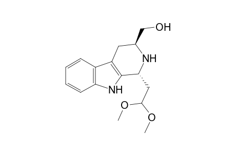 (1R,3S)-1-(2,2-Dimethoxyethyl)-3-hydroxymethyl-1,2,3,4-tetrahydrocarboline