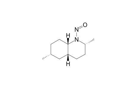 N-Nitroso-2.alpha.,6.alpha.-dimethyl-cis-decahydroquinoline