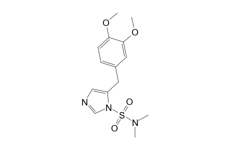 5-[(3,4-dimethoxyphenyl)methyl]-N,N-dimethyl-1-imidazolesulfonamide