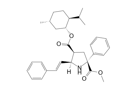 (1'R,2'S,5'R)-Menthyl r-2R-methoxycarbonyl-2-phenyl-c-5R-(stryl)pyrrolidine-c-4S-carboxylate