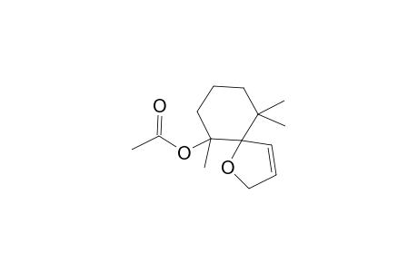 1-Oxaspiro[4.5]dec-3-en-6-ol, 6,10,10-trimethyl-, acetate