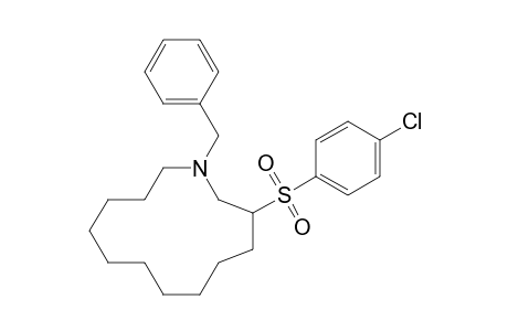 N-Benzyl-3-(p-chlorobenzenesulfonyl)azacyclotridecane