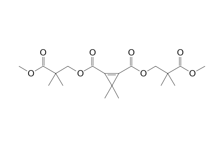 3,3-Dimethylcyclopropene-1,2-dicarboxylic acid bis(3-keto-3-methoxy-2,2-dimethyl-propyl) ester