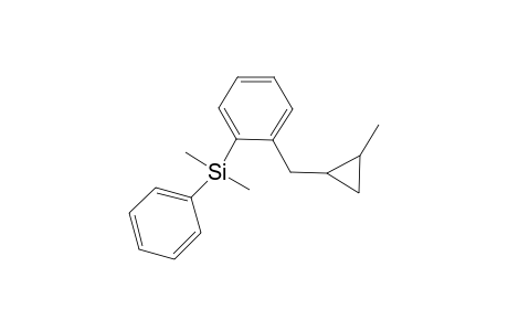 (1RS,2SR)-2-[(1'RS)-Dimethyl(phenyl)silylbenzyl]-1-methylcyclopropane