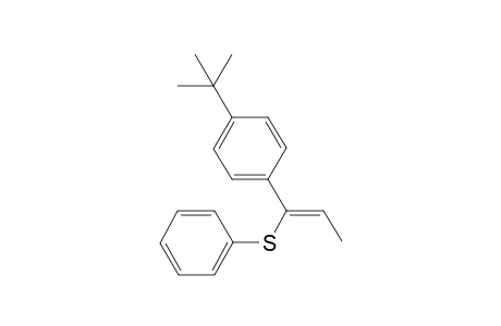 (Z)-1-(Phenylthio)-2-methyl-4-(tert-butyl)styrene