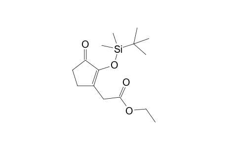 [2-(tert-Butyl-dimethyl-silanyloxy)-3-oxo-cyclopent-1-enyl]-acetic acid ethyl ester