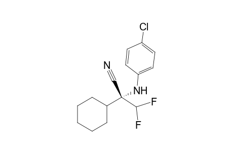 (R)-2-((4-chlorophenyl)amino)-2-cyclohexyl-3,3-difluoropropanenitrile