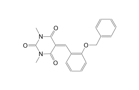 5-[2-(benzyloxy)benzylidene]-1,3-dimethyl-2,4,6(1H,3H,5H)-pyrimidinetrione