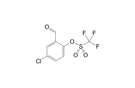 4-Chloro-2-formylphenyl trifluoromethanesulfonate