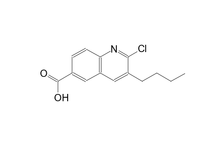 3-Butyl-2-chloro-6-quinolinecarboxylic acid