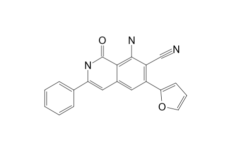 8-AMINO-7-CYANO-1-OXO-6-FURYL-3-PHENYL-1,2-DIHYDRO-ISOQUINOLINE