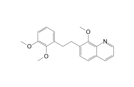1-(2,3-Dimethoxyphenyl)-2-(8-methoxyquinolin-7-yl)ethane