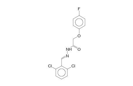 N-[(E)-(2,6-dichlorobenzylidene)amino]-2-(4-fluorophenoxy)acetamide