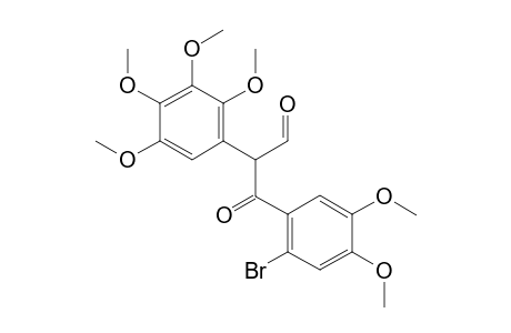 3-(2-Bromo-4,5-dimethoxyphenyl)-3-oxo-2-(2,3,4,5-tetramethoxyphenyl)propanal