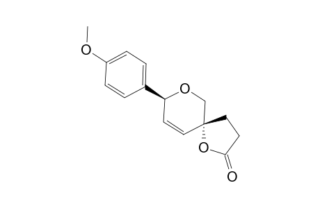 (5R*,8S*)-8-(4-Methoxyphenyl)-1,7-dioxaspiro[4,5]dec-9-en-2-one