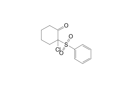 2-Chloro-2-(phenylsulfonyl)cyclohexanone
