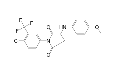 Pyrrolidine-2,5-dione,1-(4-chloro-3-trifluoromethylphenyl)-3-(4-methoxyphenylamino)-