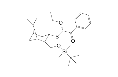 (2'S)-6,6-Dimethyl-3-(2'-ethoxy-1'-phenyl-1'-oxo-2'-ethylsulfanyl)-2-(O-t-butyldimethylsilylhydroxymethyl)bicyclo[3.1.1]heptane