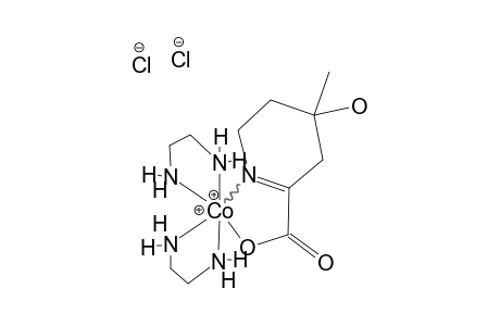 (4-HYDROXY-4-METHYL-3,4,5,6-TETRAHYDROPYRIDINE-2-CARBOXYLATO)-BIS-(ETHANE-1,2-DIAMINE)-COBALT(III)-CHLORIDE;(DIASTEREOMER-1)