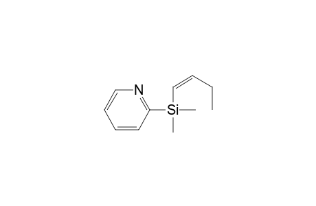 Pyridine, 2-(1-butenyldimethylsilyl)-, (Z)-