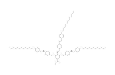 [4-(2)-3,4,5]-12G1-CO2CH3;METHYL-3,4,5-TRIS-[4'-[PARA-(N-DODECAN-1-YLOXY)-BENZYLOXY]-BENZYLOXY]-BENZOATE
