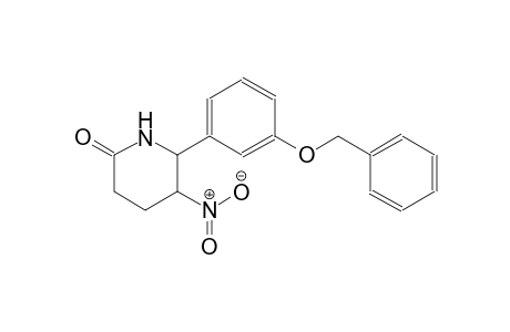 6-[3-(Benzyloxy)phenyl]-5-nitro-2-piperidinone
